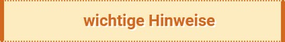 Überschrift - wichtige Hinweise
