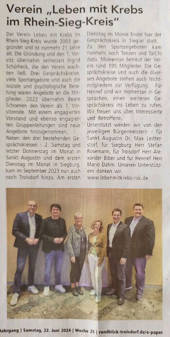 2024-06-22 - Rundblick Troisdorf - Prominante Unterstützung