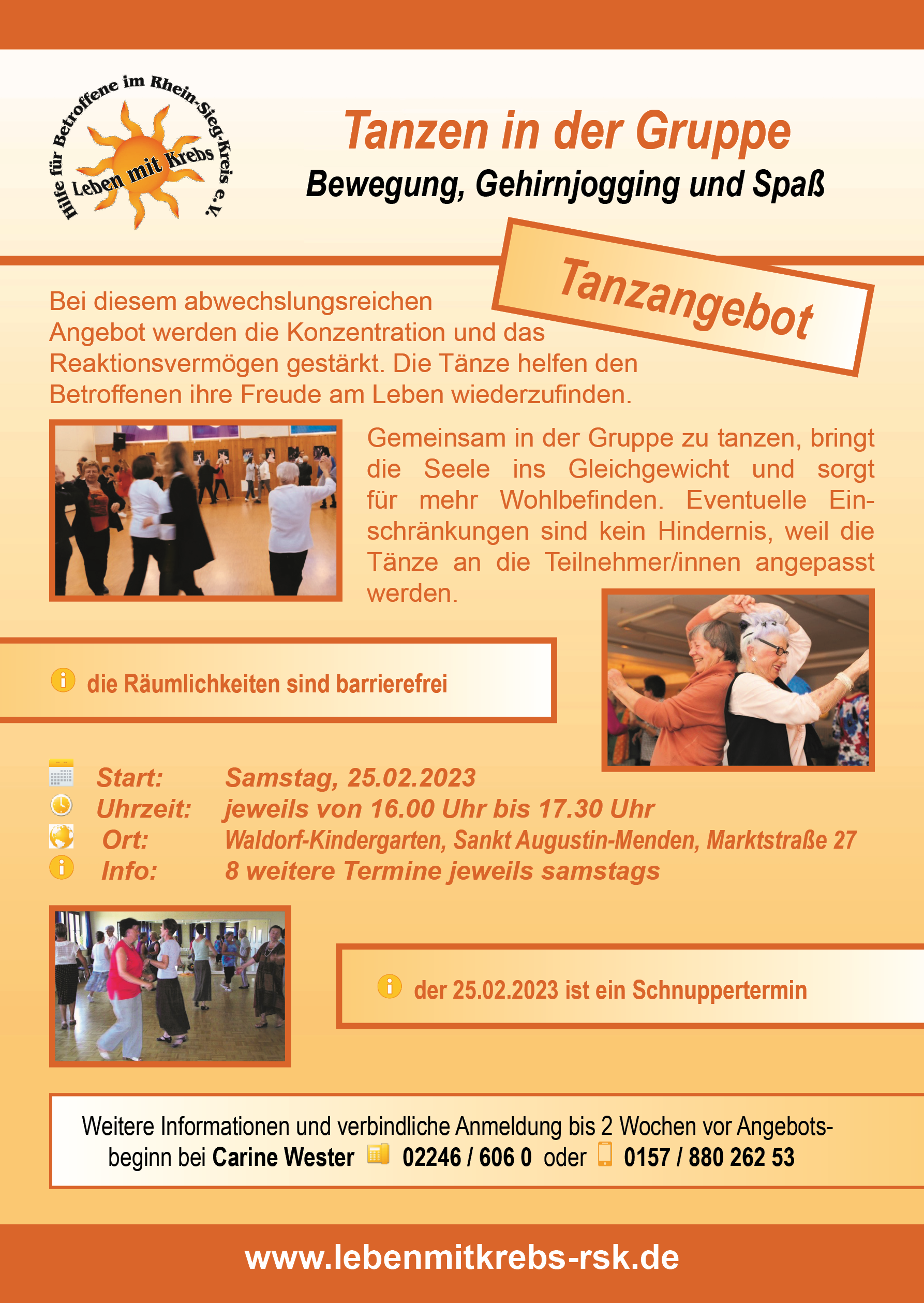 Sport & Bewegung - Tanzen in der Gruppe
